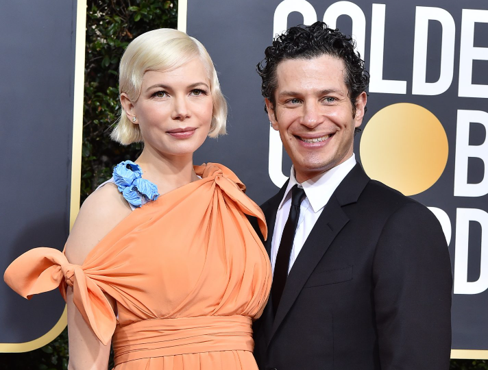 Thomas Kail with his wife, Michelle Williams