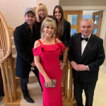 Eamonn Holmes with his wife, Ruth and their kids