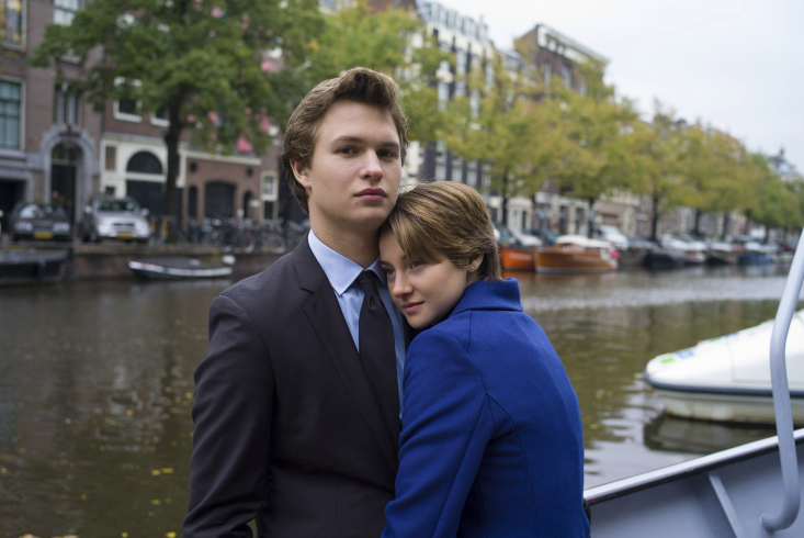 Ansel Elgort and Shailene Woodley in The Fault In Our Stars