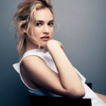 Lily James, a famous actress