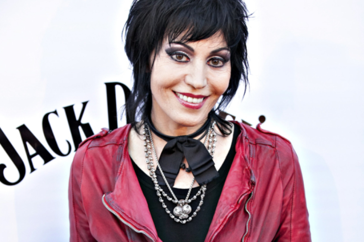 Joan Jett, the frontwoman of her band Joan Jett & the Blackhearts