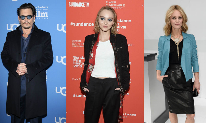 Lily-Rose Depp's Parents; Johnny Depp (father) and Vanessa (mother)