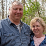 Larry Householder with his wife, Taundra