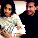 Luis D. Ortiz with her ex-girlfriend and their child