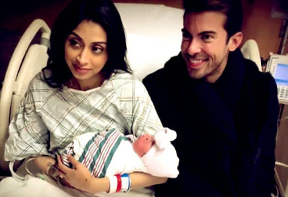 Luis D. Ortiz with her ex-girlfriend and their child
