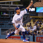 Julio Urias, a Mexican professional baseball pitcher for the Los Angeles Dodgers of Major League Baseball (MLB)