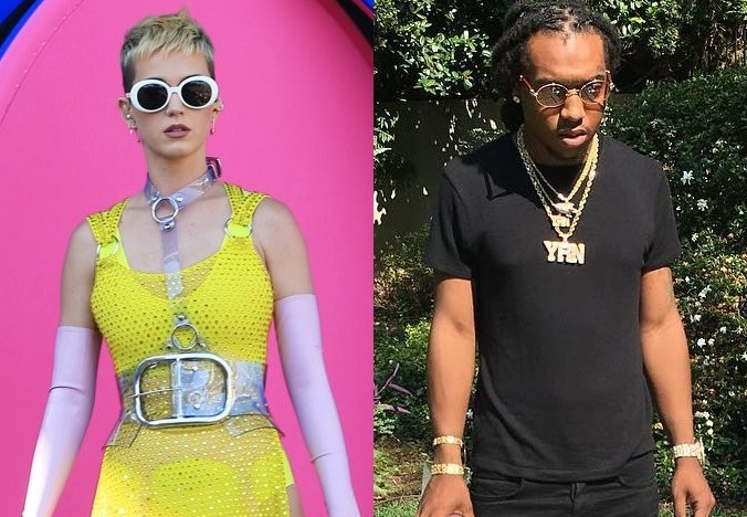 Katy Perry (Left) and Takeoff (Right)