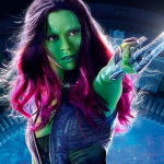 Zoe Saldana as Gamora in the Guardians of the Galaxy