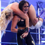 Sonya Deville faced off against Lacey Evans on SmackDown