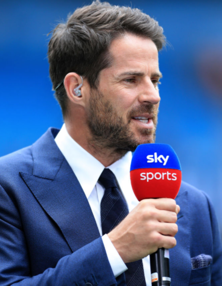 Jamie Redknapp as a pundit at Sky Sports