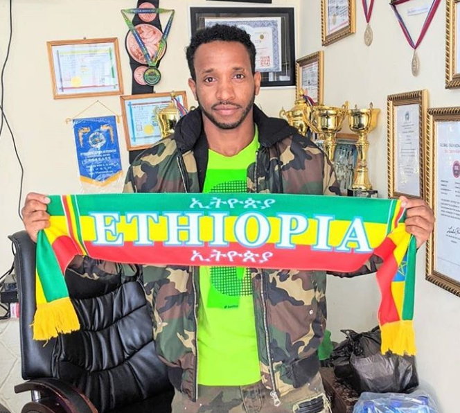 Biniyam Shibre, famous TV personality and MMA fighter from Ethiopia