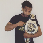 Biniyam Shibre, winning the MMA belt