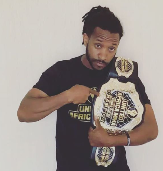 Biniyam Shibre, winning the MMA belt