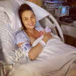 Matthew Alan's wife Camilla Luddington with their new baby boy named Lucas Matthew Alan