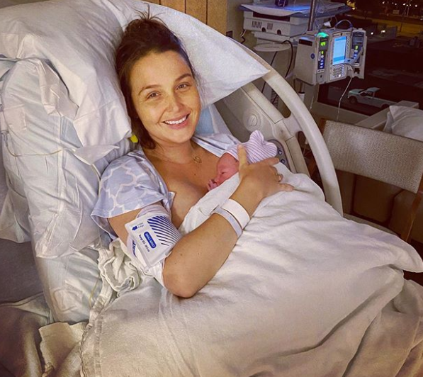 Matthew Alan's wife Camilla Luddington with their new baby boy named Lucas Matthew Alan
