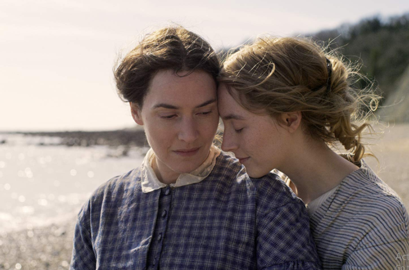 Kate Winslet in her upcoming movie Ammonite with Saoirse Ronan