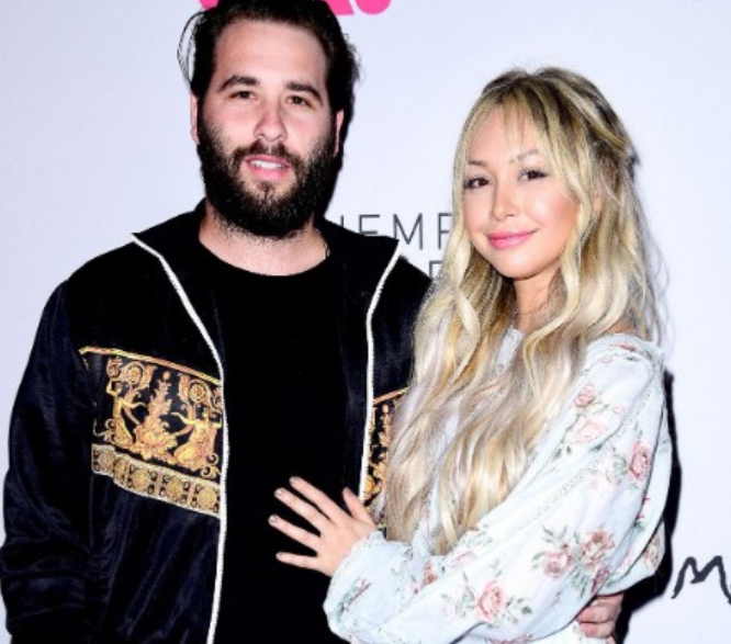 Corinne Olympios with her ex-boyfriend, Jon Yunger 