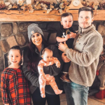 Chelsea with her husband, Cole DeBoer and their kids