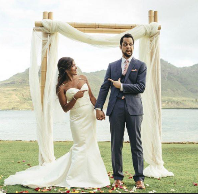 Mickey Guyton and her husband, Grant Savoy