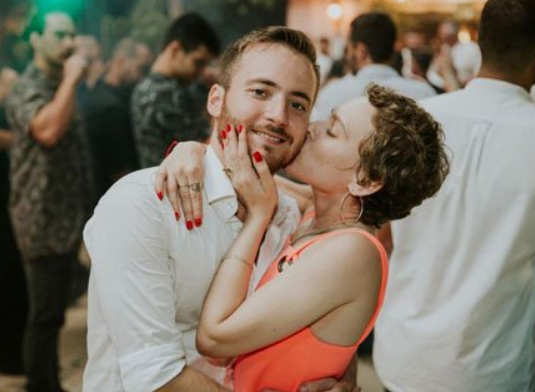 Shira Haas and her boyfriend, Daniel Moreshet