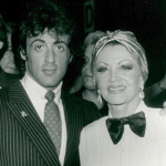 Jackie Stallone with her son Sylvester Stallone