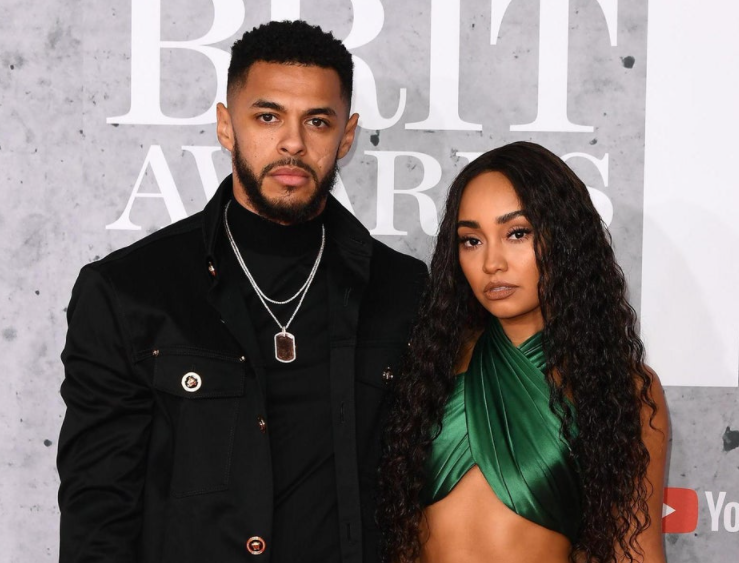 Leigh-Anne Pinnock and her boyfriend, Andre Gray