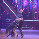 AJ McLean with Cheryl Burke in Dancing With the Stars