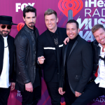 From left to right;AJ McLean, Kevin Richardson, Nick Carter, Howie Dorough, Brian Littrell