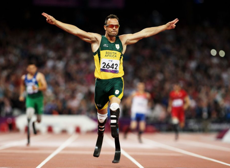 Oscar Pistorius, a famous sprinter