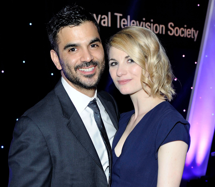 Jodie Whittaker with her husband, Christian Contreras