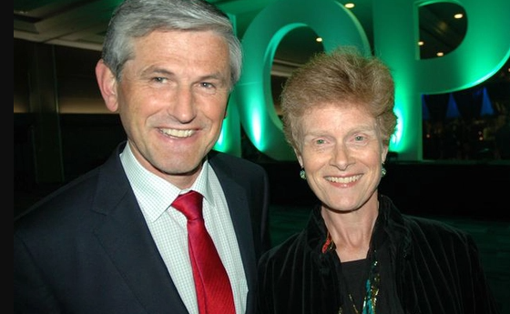 Andrew Wilkinson and his wife, Barbara Grantham