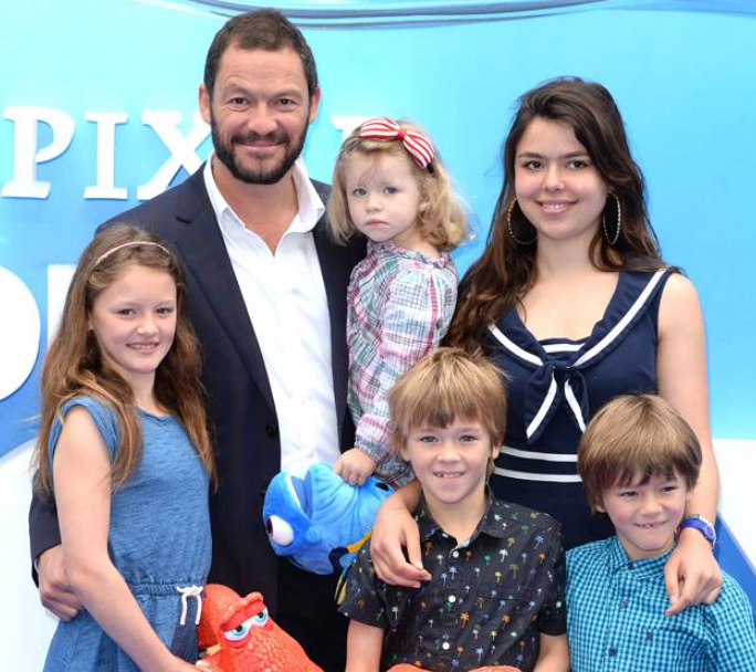 Dominic West's lovely kids