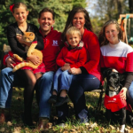 Ben Sasse with his wife, Melissa and three kids