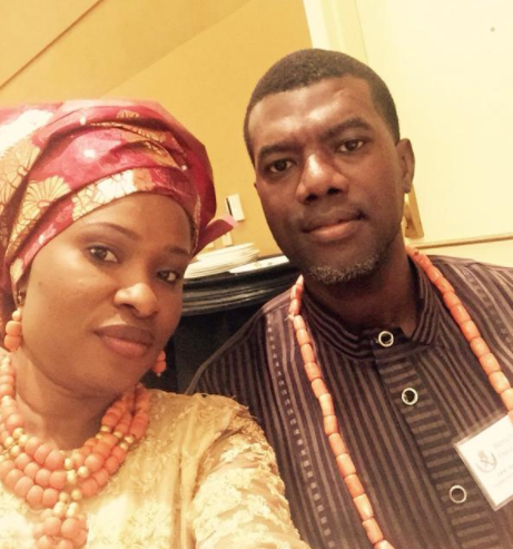 Reno Omokri and his beautiful wife