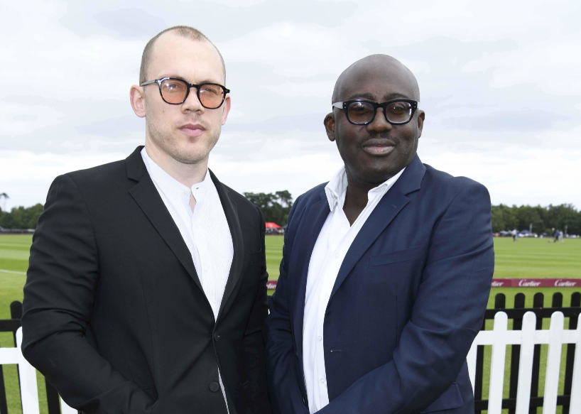 Edward Enninful and Alec Maxwell