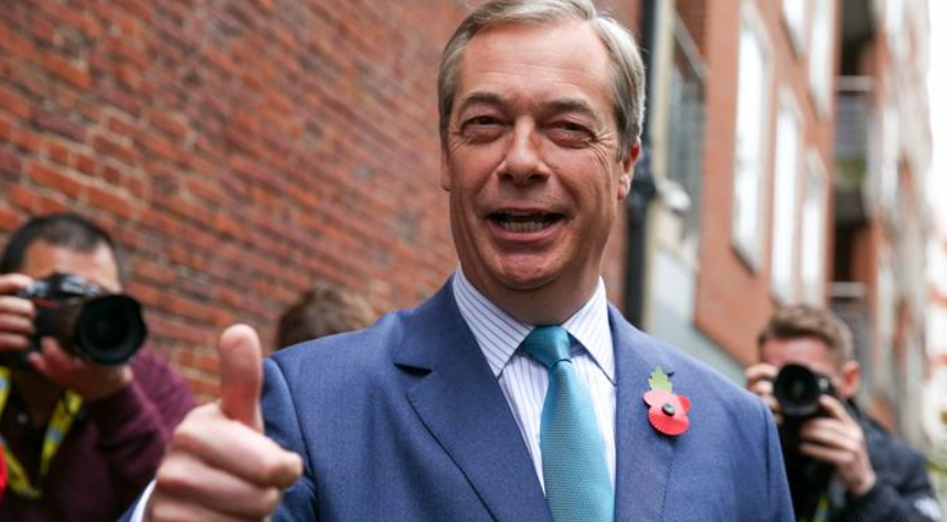 Nigel Farage, a famous politician