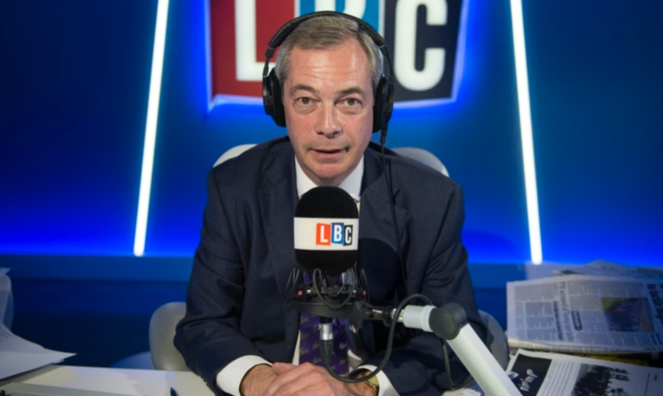 Nigel Farage as a broadcaster