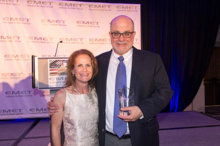 Mark Levin and his wife, Julie Prince