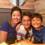 Ken Dilanian and his wife, Catherine Yoon and their sons