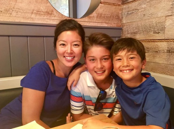 Ken Dilanian and his wife, Catherine Yoon and their sons