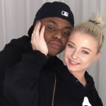 Bobby Brown Jr. with his girlfriend, Anna Reed