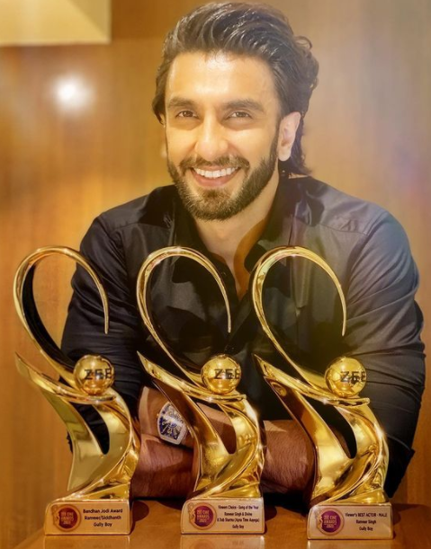 Ranveer Singh with Awards