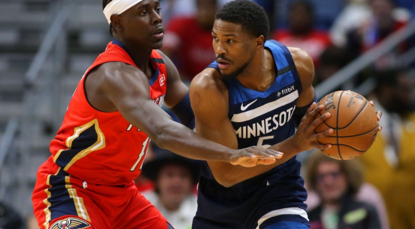 Malik Beasley against the opponent