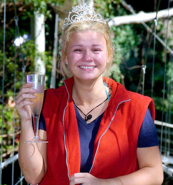 Kerry Katona, winner of I'm a Celebrity…Get Me Out of Here! in 2004