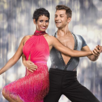 Naga Munchetty and her partner, Pasha Kovalev in Strictly Come Dancing