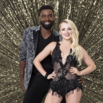 Keo Motsepe with Evanna Lynch in Dancing With The Stars in Season 26
