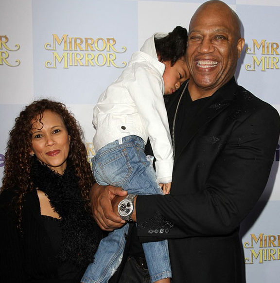 Felicia Forbes and Tommy Lister with their daughter