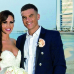 Danielle Lloyd with her husband, Michael O'Neill