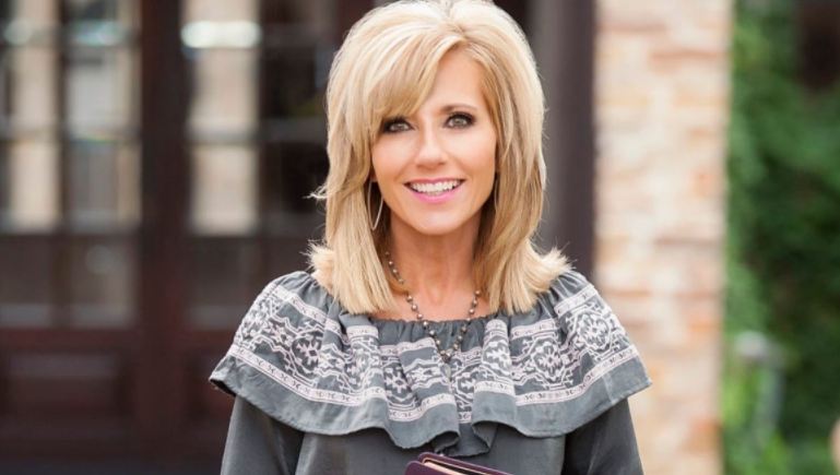 Beth Moore, a famous evangelist, author, and Bible teacher