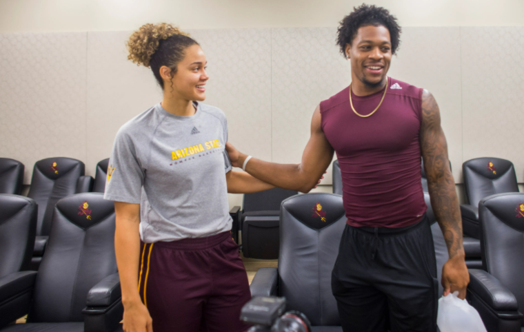 N'Keal Harry with his ex-girlfirnd, Kianna Ibis